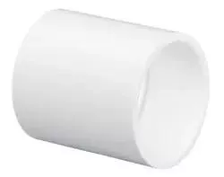 3 Inch White PVC Schedule 40 Slip Coupling Fitting