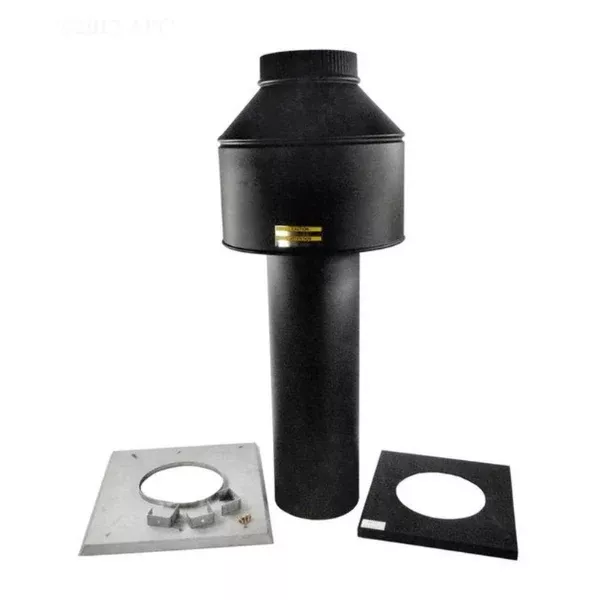 8" Outdoor High Wind Top for Rheem/Raypak 333,000 BTU Heater