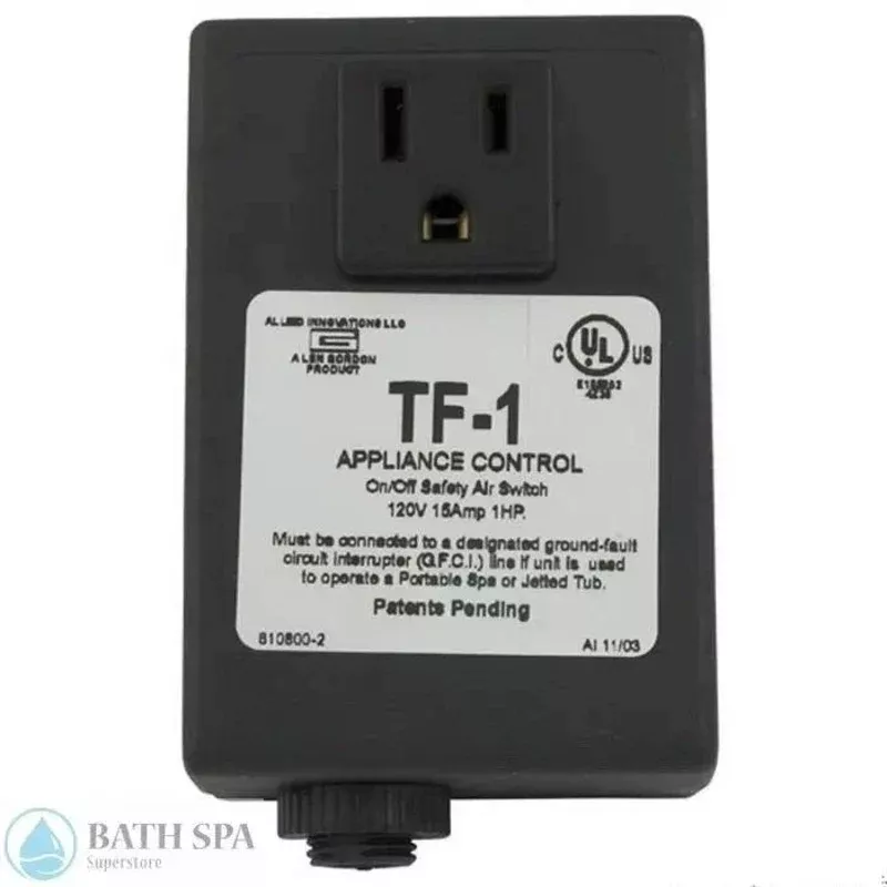 Allied Jetted Tub Control [TF-1] [Appliance Control] [120V] [On/Off] (910800-001)