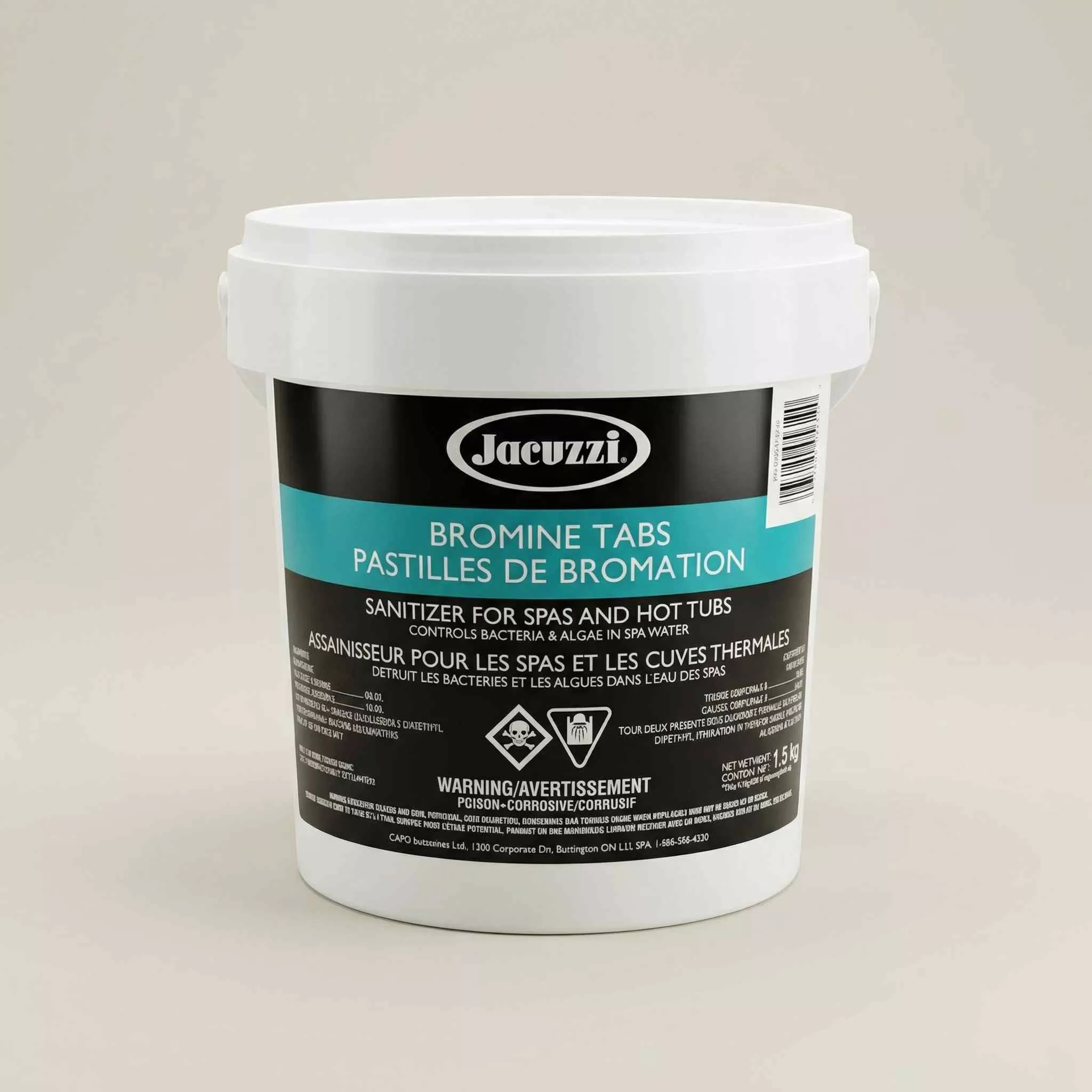 Capo Jacuzzi Bromine Tabs, 1.5 kg – Bromine Tabs for Hot Tub