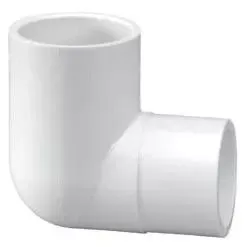 Lasco PVC Street Elbow 2 Inch Spigot Slip Schedule 40 90 Degree